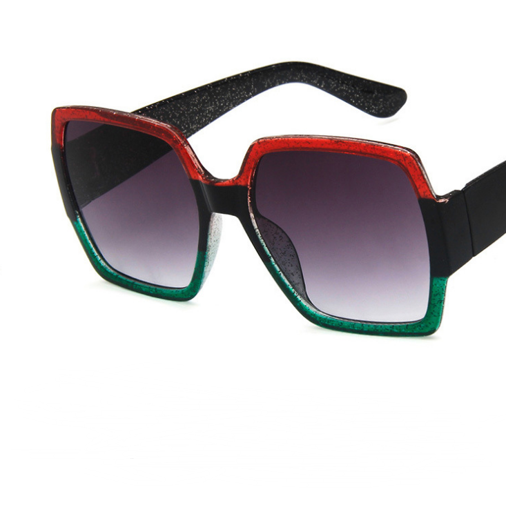 Colorful glitter sunglasses retro sunglasses