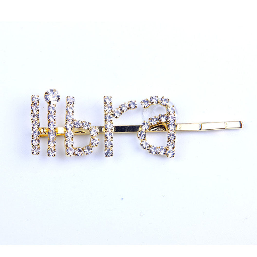 Constellation Word Clip English Character DIY Hairpin Hair Accessories Personalized Custom Wholesale