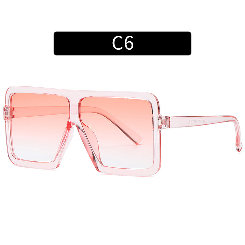 Fashion Square Sunglasses Big Frame Sunglasses