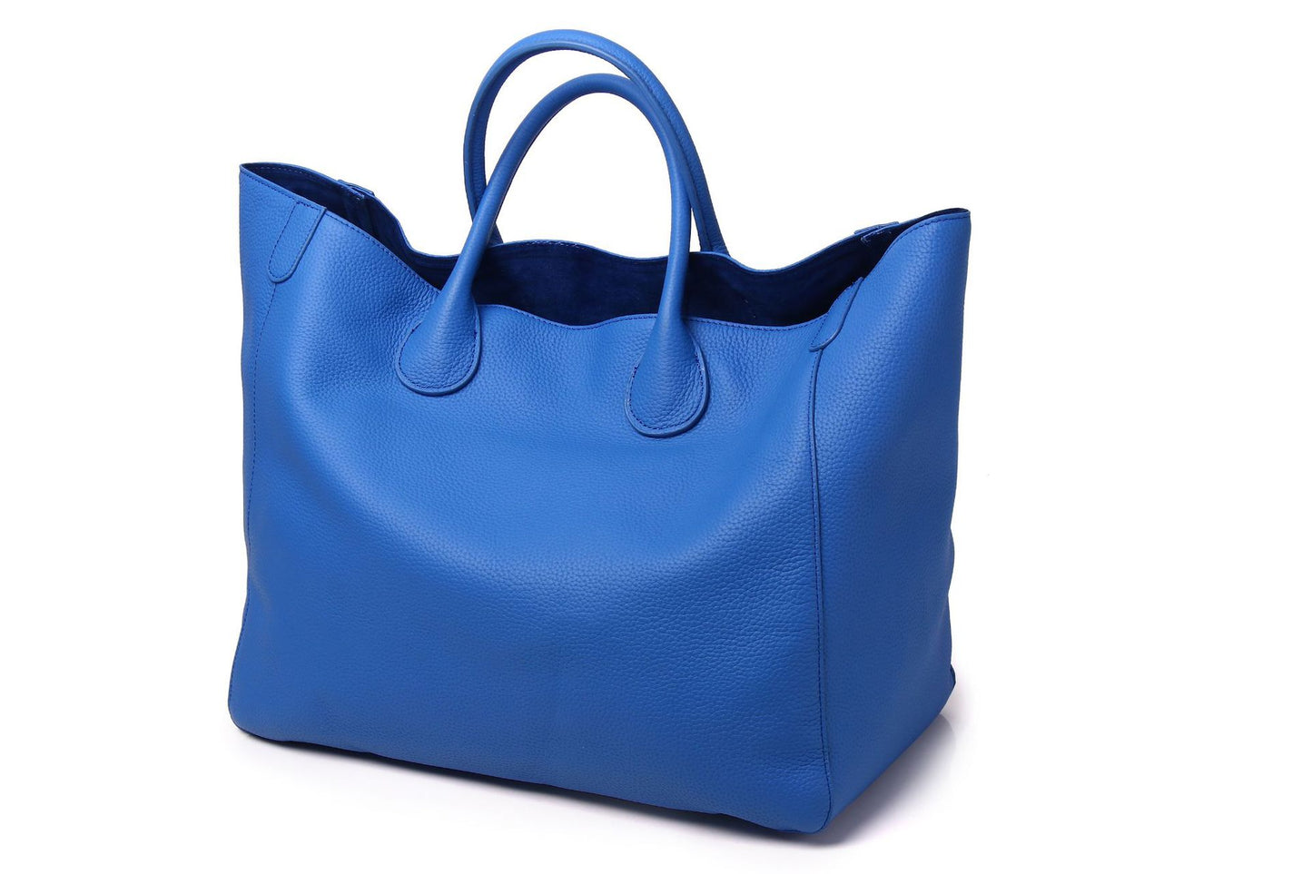 Simple Personality Tote Genuine Leather Big Bag Super Capacity